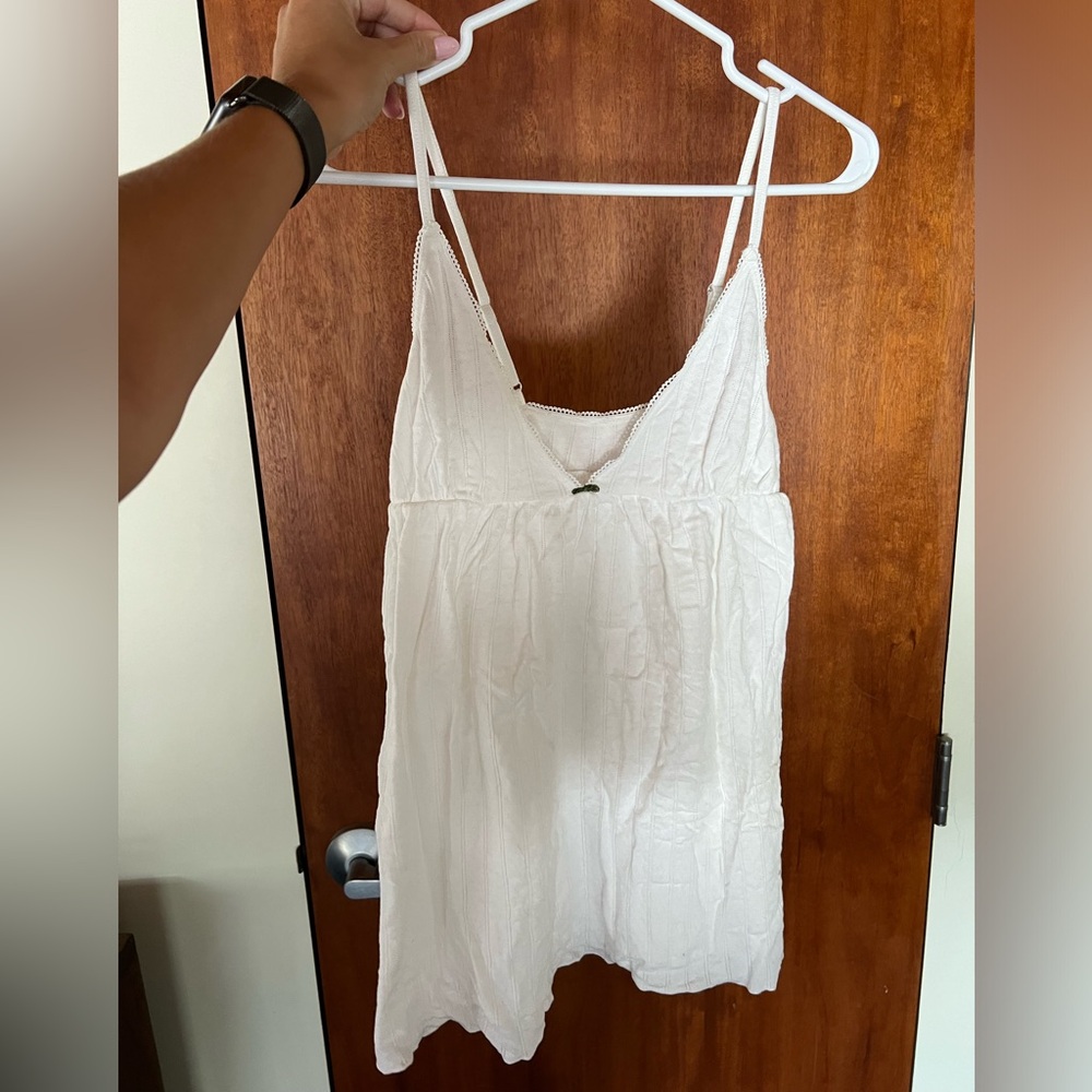 A pointelle babydoll dress
